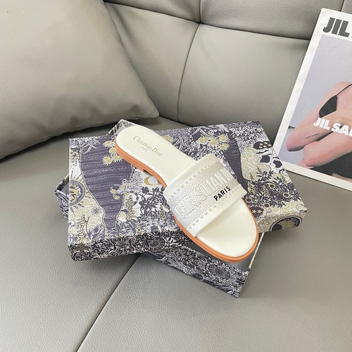 Dior Embroidered Sandals