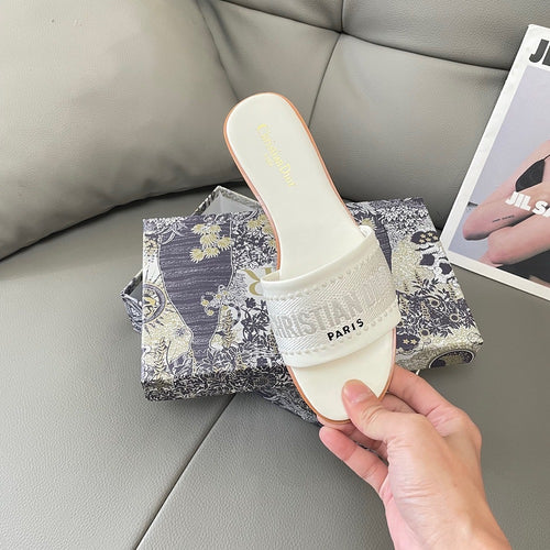 Dior Embroidered Sandals