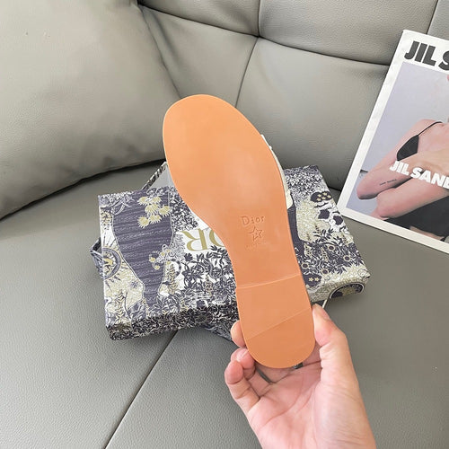Dior Embroidered Sandals