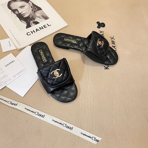 'Coco Chanel' Quilted Sandals