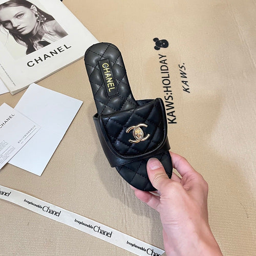 'Coco Chanel' Quilted Sandals