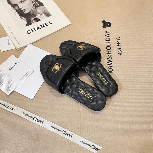 'Coco Chanel' Quilted Sandals