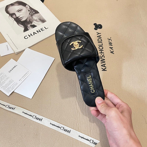 'Coco Chanel' Quilted Sandals