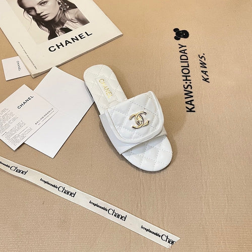 'Coco Chanel' Quilted Sandals