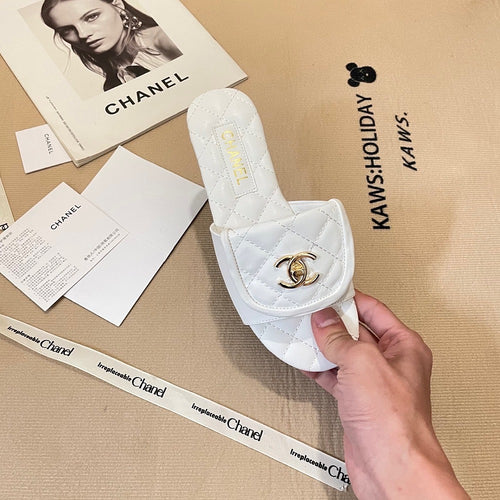 'Coco Chanel' Quilted Sandals