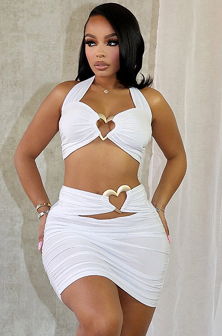 'Hearts of Shani' Skirt Set