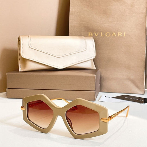 Bvlgari “Serpenti Scultorea” Angular Sunglasses