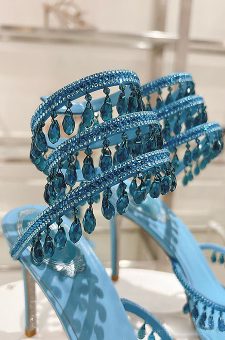 “Palais de Cristal” Couture Stilettos – Jeweled Evening Collection