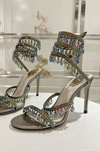 “Palais de Cristal” Couture Stilettos – Jeweled Evening Collection