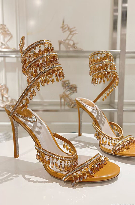 “Palais de Cristal” Couture Stilettos – Jeweled Evening Collection