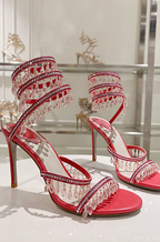 “Palais de Cristal” Couture Stilettos – Jeweled Evening Collection