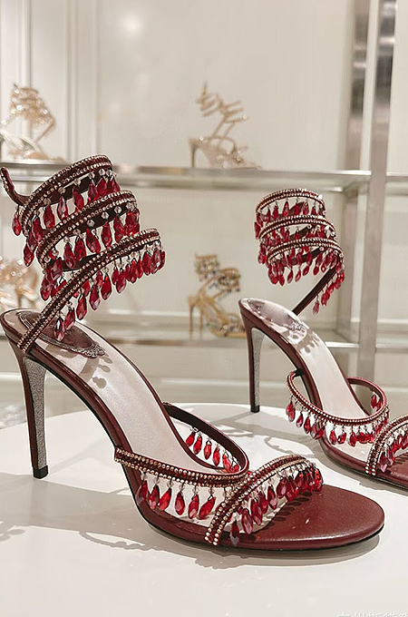 “Palais de Cristal” Couture Stilettos – Jeweled Evening Collection