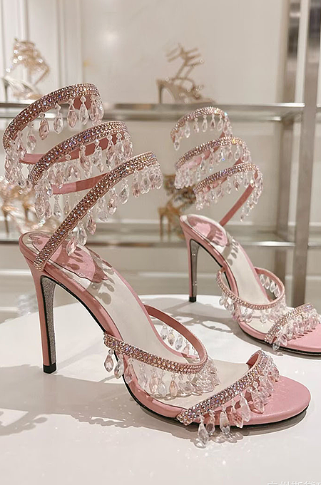 “Palais de Cristal” Couture Stilettos – Jeweled Evening Collection