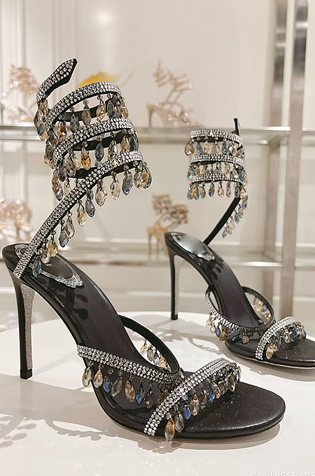 “Palais de Cristal” Couture Stilettos – Jeweled Evening Collection