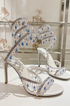 “Palais de Cristal” Couture Stilettos – Jeweled Evening Collection