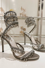 “Palais de Cristal” Couture Stilettos – Jeweled Evening Collection