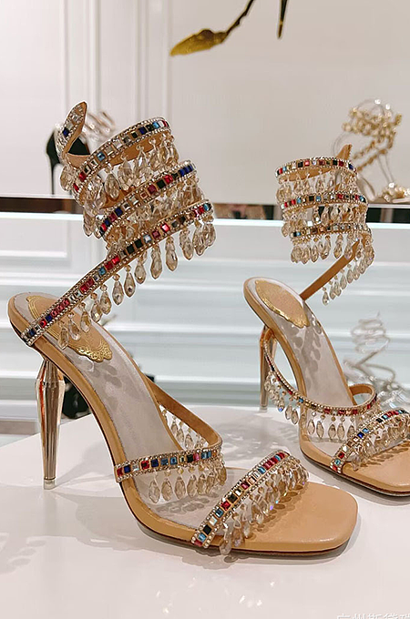 “Palais de Cristal” Couture Stilettos – Jeweled Evening Collection