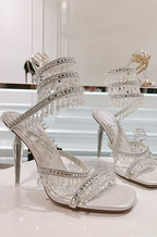 “Palais de Cristal” Couture Stilettos – Jeweled Evening Collection