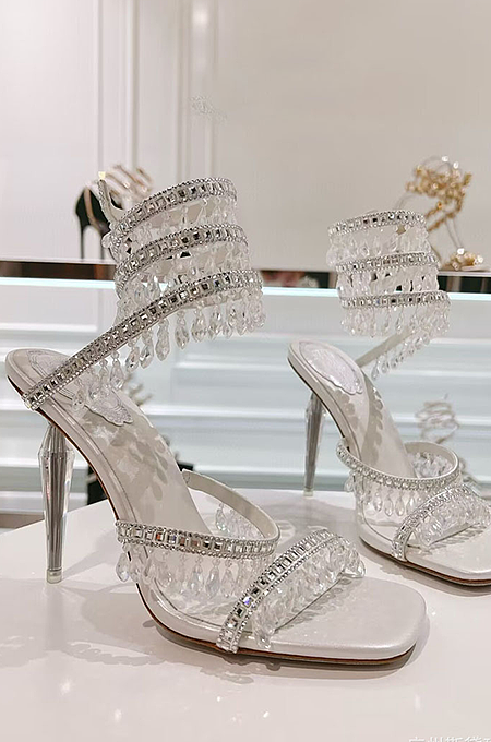 “Palais de Cristal” Couture Stilettos – Jeweled Evening Collection