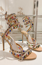 “Palais de Cristal” Couture Stilettos – Jeweled Evening Collection