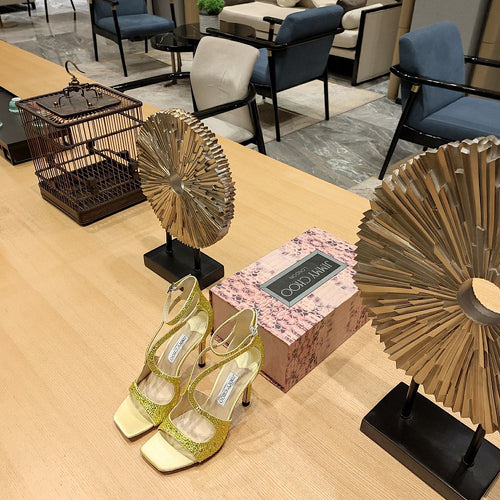 Jimmy Choo Luminara Crystal Wave Sandals – 36-41 (Multiple Colors)