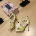 Jimmy Choo Luminara Crystal Wave Sandals – 36-41 (Multiple Colors)