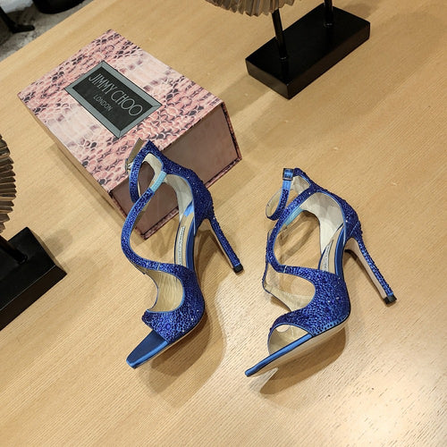 Jimmy Choo Luminara Crystal Wave Sandals – 36-41 (Multiple Colors)