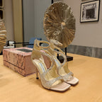 Jimmy Choo Luminara Crystal Wave Sandals – 36-41 (Multiple Colors)