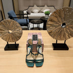 Jimmy Choo Luminara Crystal Wave Sandals – 36-41 (Multiple Colors)