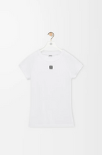 Loewe Embroidered Monogram Fitted Tee – Blanc Edition