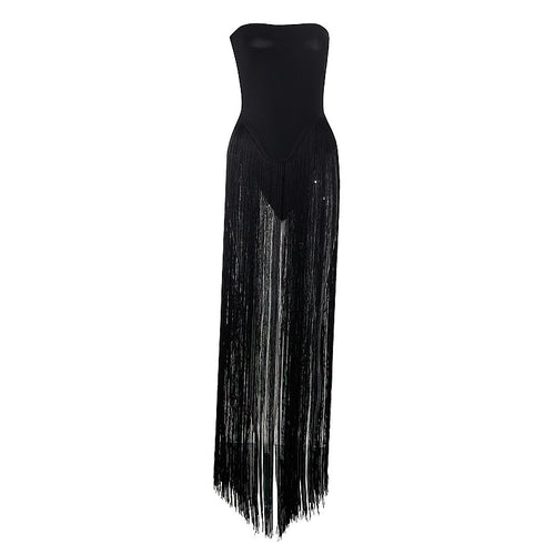 'Marise' Fringed Dress