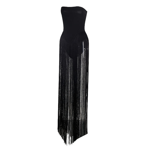 'Marise' Fringed Dress