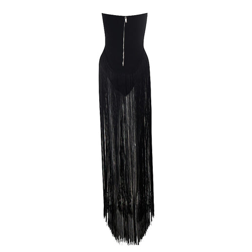 'Marise' Fringed Dress