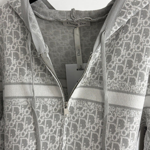 Christian Dior Oblique Knit Lounge Set – Heather Grey Edition