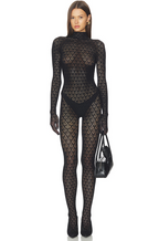 Dentelle Illusion Catsuit -Sculpted Lace Edition