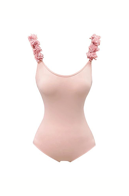 Blush Camellia One-Piece Swimwear