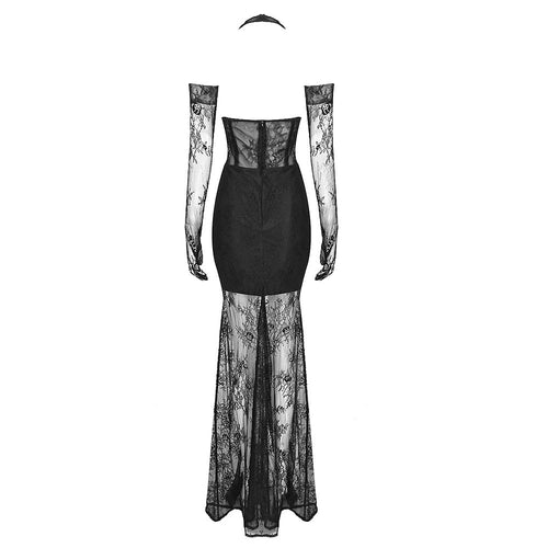 'Issa' Mess Dress w/ Gloves