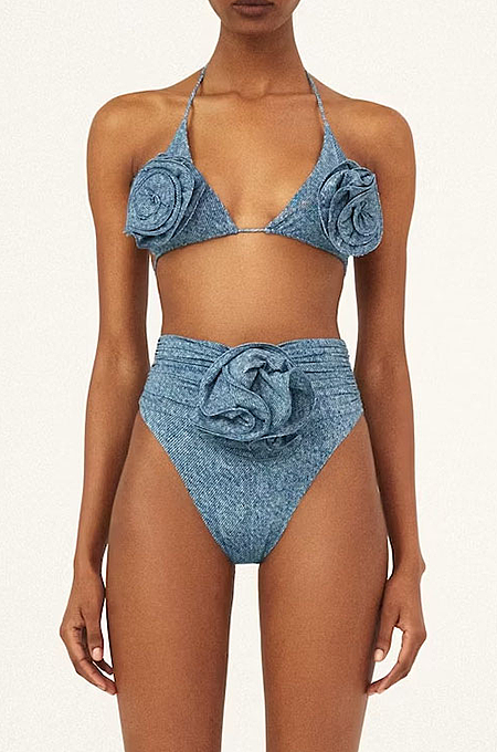 'Milli Rose' 3D Flower Bikini Set
