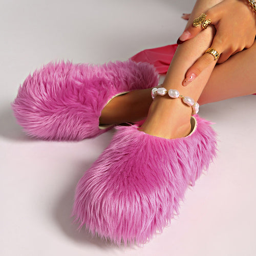'Sachi' Furry Sandal