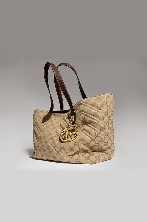 Gucci Ophidia Soft Tote – GG Monogram Quilted Canvas