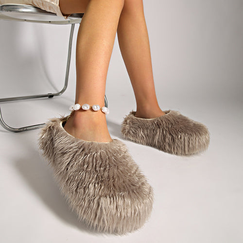 'Sachi' Furry Sandal