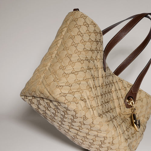 Gucci Ophidia Soft Tote – GG Monogram Quilted Canvas