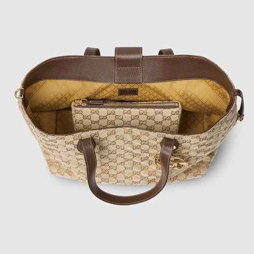 Gucci Ophidia Soft Tote – GG Monogram Quilted Canvas