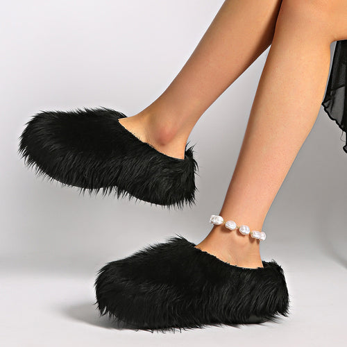 'Sachi' Furry Sandal