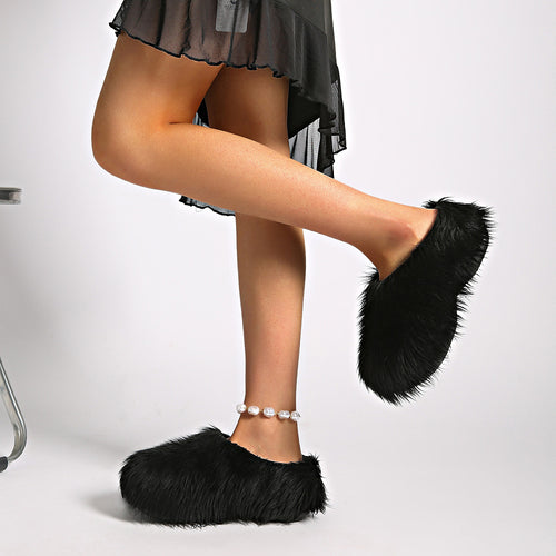 'Sachi' Furry Sandal