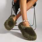 'Sachi' Furry Sandal