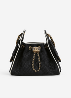 Chanel 25 Raffia Mini Handbag – Noir Riviera Édition