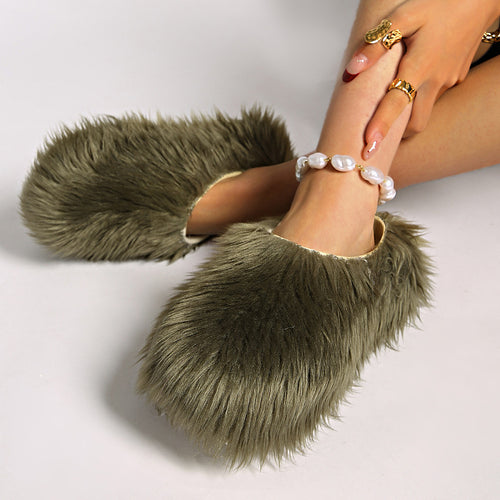 'Sachi' Furry Sandal