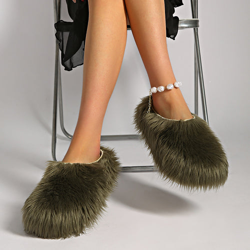 'Sachi' Furry Sandal