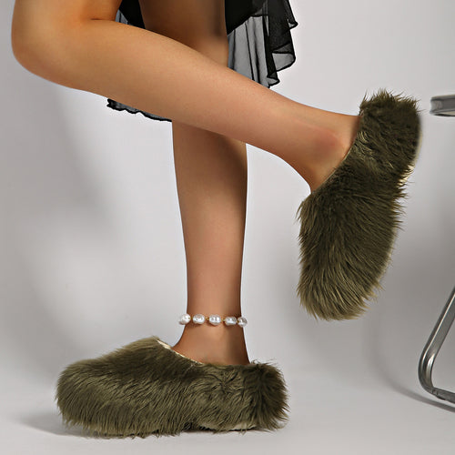 'Sachi' Furry Sandal